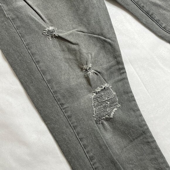 James Jeans Neo Beau Destroyed Smoke Gray Slim Fit Size 28 - Picture 4 of 11